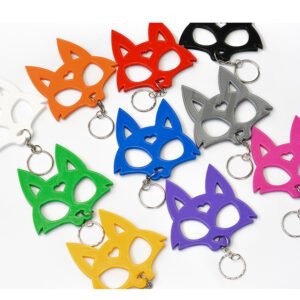 accesorios, lobo, defensa, llavero, 3d