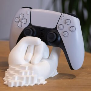 ps5, consola, mano, 3d