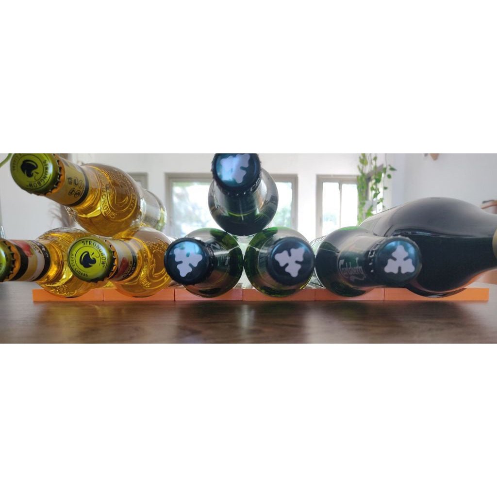 cocina, botella, organizador, 3d, hogar