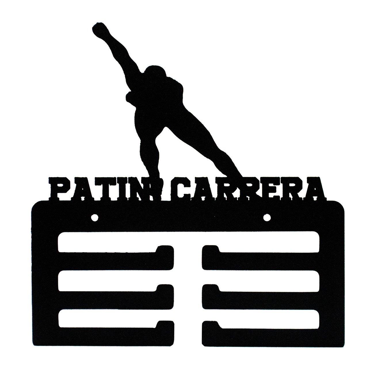 Medallero Patin Carrera Colgador De Medallas Pared