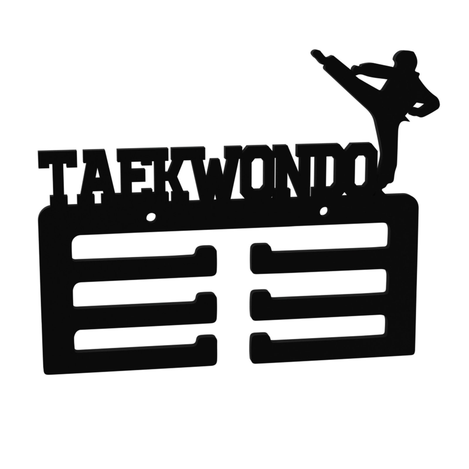 Medallero Taekwondo Colgador De Medallas Pared