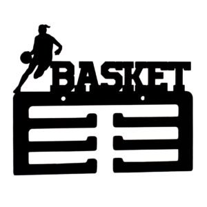 Medallero Basketbol Mujer Colgador De Medallas Pared