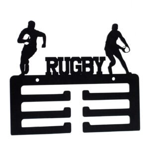 Medallero Rugby Colgador De Medallas Pared