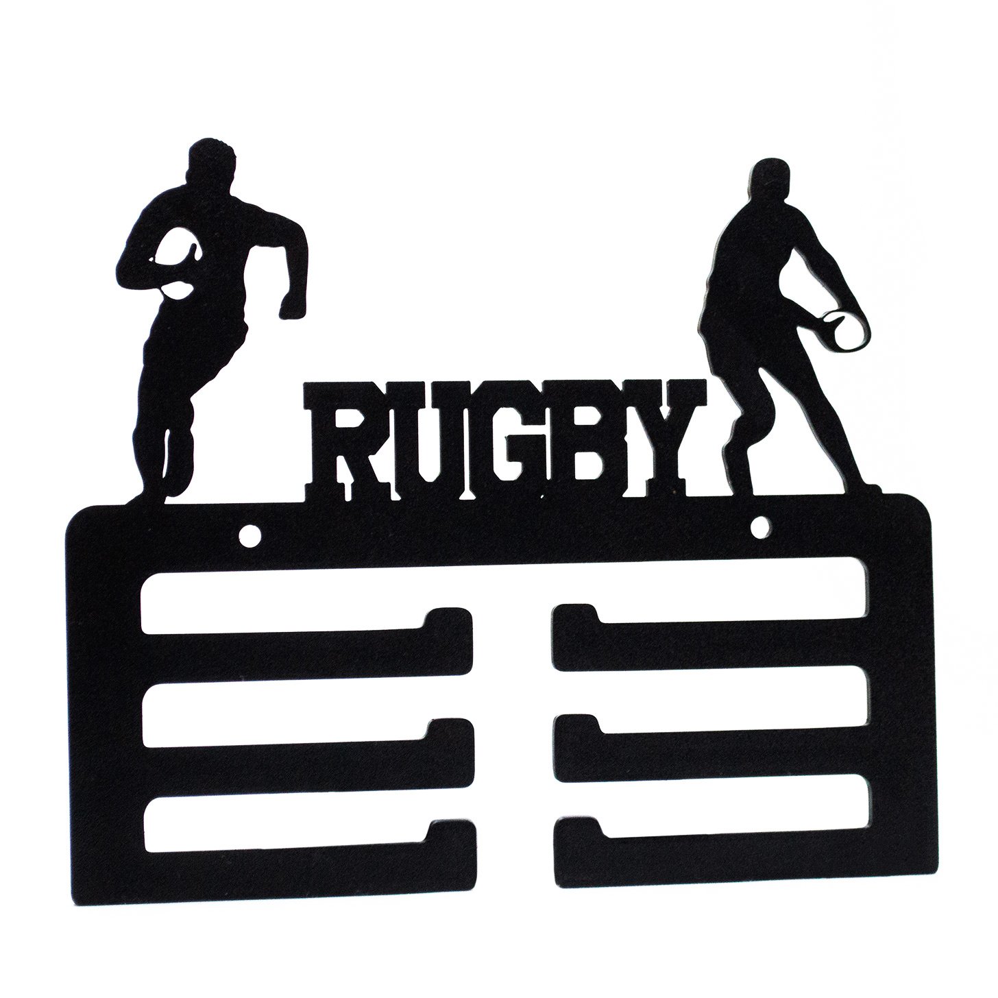 Medallero Rugby Colgador De Medallas Pared