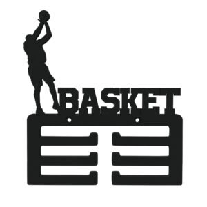 Medallero Basketbol Colgador De Medallas Pared
