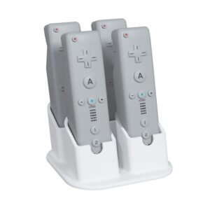 Organizador Para 4 Controles De Nintendo Wii Wiimotes Blanco