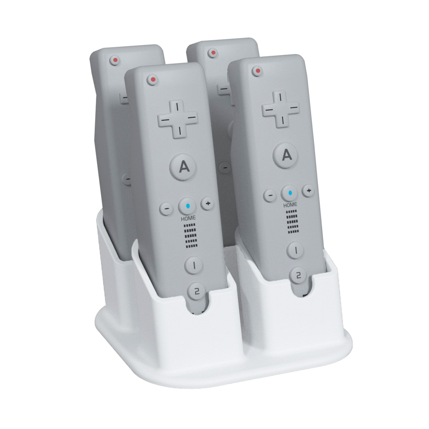 Organizador Para 4 Controles De Nintendo Wii Wiimotes Blanco