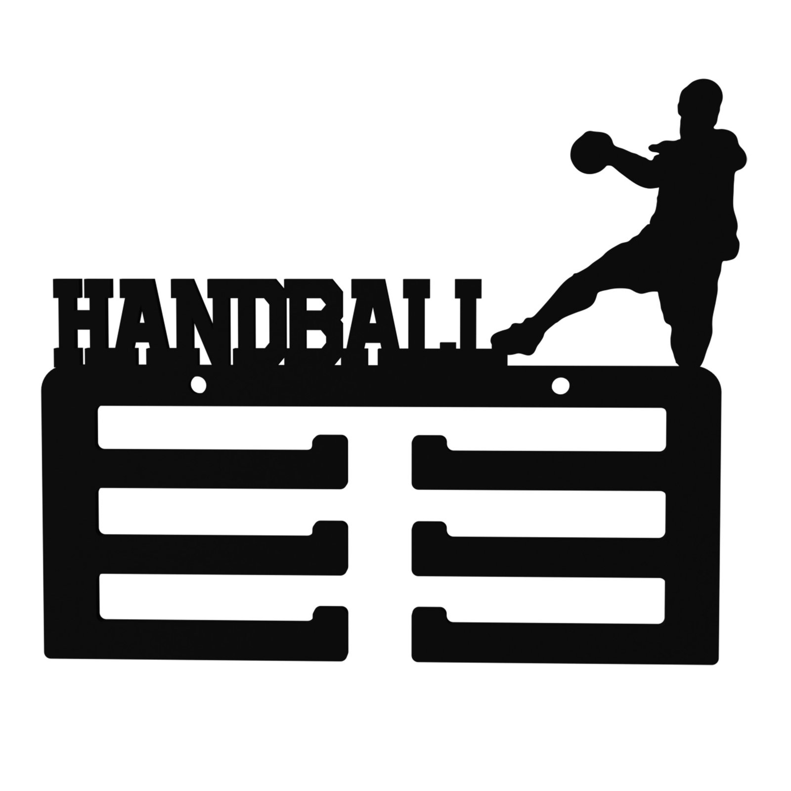 Medallero Handball Colgador De Medallas Pared
